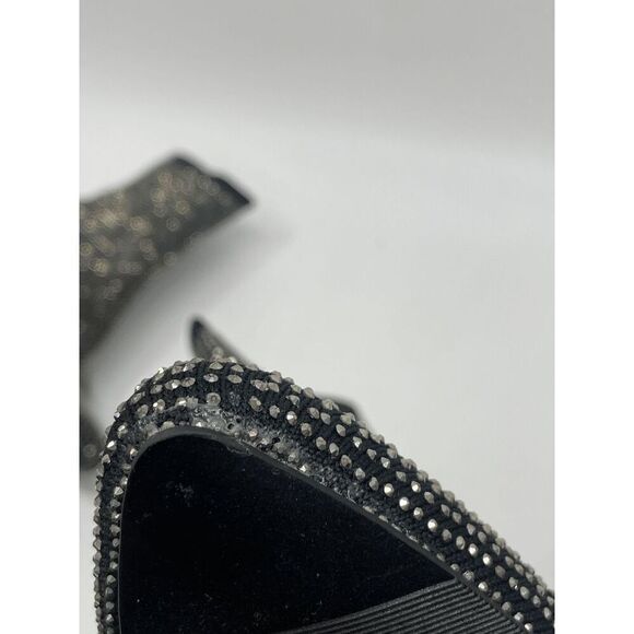 Wild Pair Women's Baybe Bling Sock Booties - Pewter Bling 8.5M - Picture 6 of 9